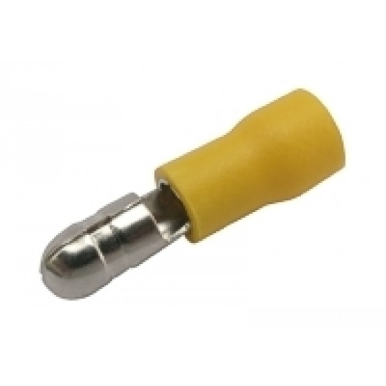 Konektor kruhový 5mm, vodič 4.0-6.0mm žlutý