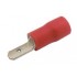 Konektor faston 2.8mm, vodič 0.5-1.5mm červený