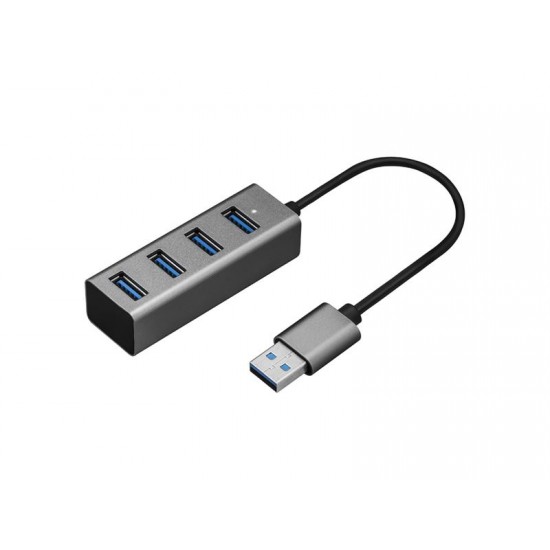 Redukcia USB hub kovový YENKEE YHB 4300