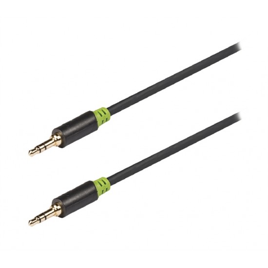 Kábel audio JACK 3.5 mm - JACK 3.5 mm 0.5 m KÖNIG KNA22000E05