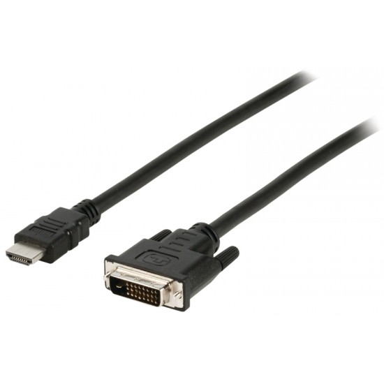 Kábel HDMI - DVI 24+1 pin 5 m VALUELINE VLCP34800B50