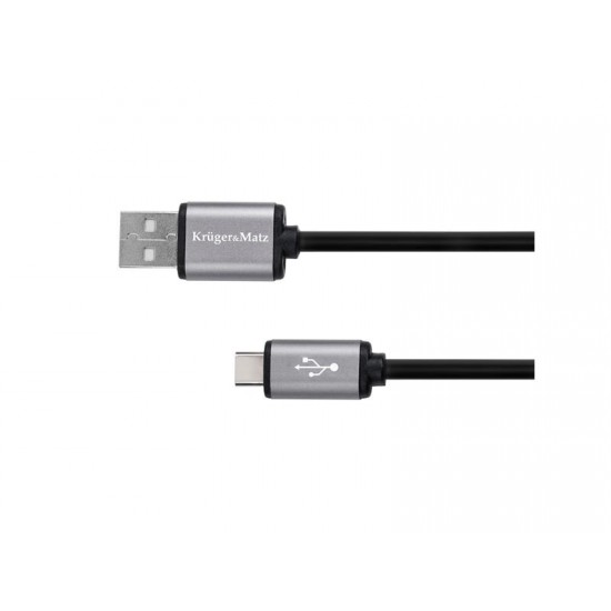 Kábel KRÜGER&MATZ KM1239 Basic USB - USB C 1m