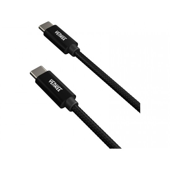 Kábel YENKEE YCU C101 BK USB-C 2.0USB-C 1m