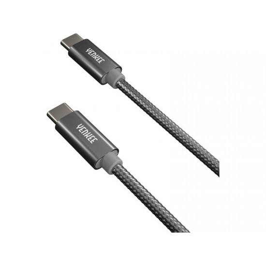 Kábel YENKEE YCU C102 SR USB-C 2.0USB-C 2m