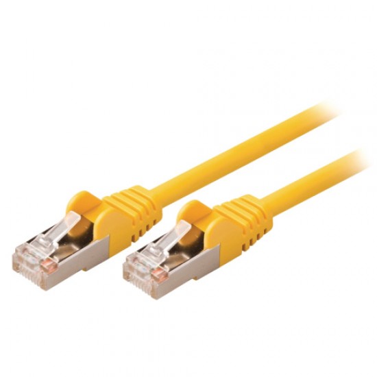 Kábel UTP 1x RJ45 - 1x RJ45 Cat5e 0.5m YELLOW VALUELINE VLCP85121Y05