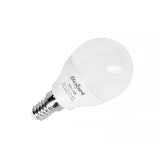 Žiarovka LED E14 7W G45 teplá biela REBEL ZAR0460