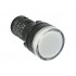Kontrolka 230V LED 29mm, biela