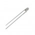 LED 3mm červená (625nm), svietivosť 1200 mcd, 30° číra, IF=20mA, VF=2.2V