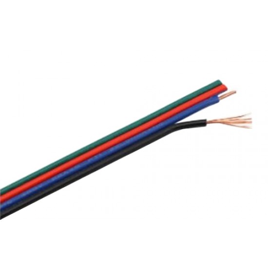 RGB kábel pre LED pásiky, 4 x 0,3 mm2