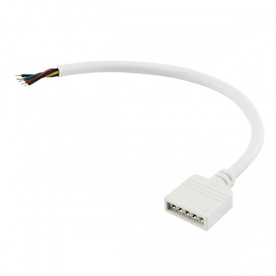 Napájací kábel pre RGBW s konektorom, zásuvka, dĺžka 15cm