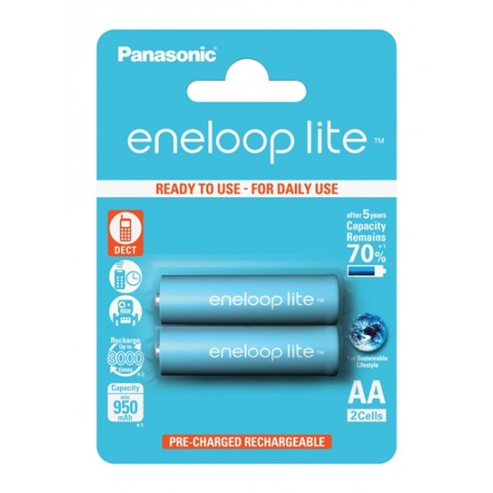 Batérie 3LCCE/2BE ENELOOP LITE AA 2x PANASONIC nabíjacie
