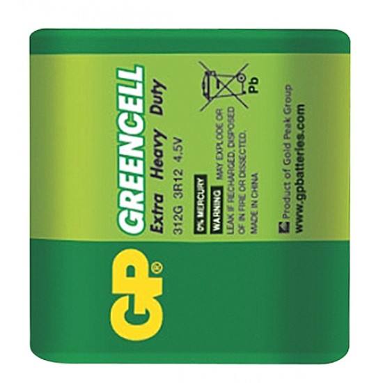 Batéria GP Greencell 4,5V plochá fólia
