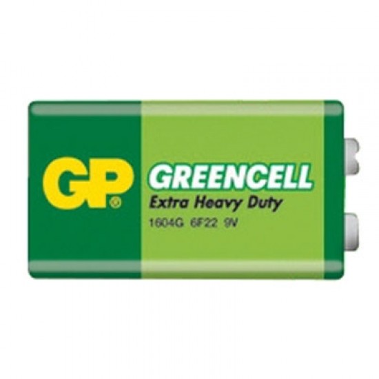 Batéria 9V GP Greencell blok fólia