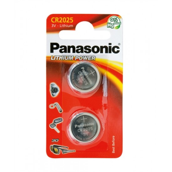 Batéria CR2025 PANASONIC lithiová 2BP Batéria CR2025 PANASONIC lithiová 2BP