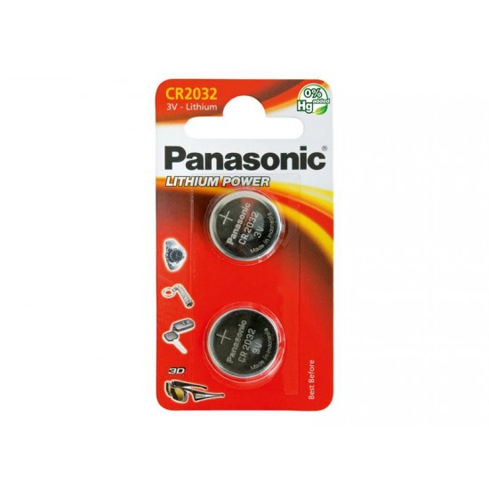 Batéria CR2032 PANASONIC lithiová 2BP Batéria CR2032 PANASONIC lithiová 2BP