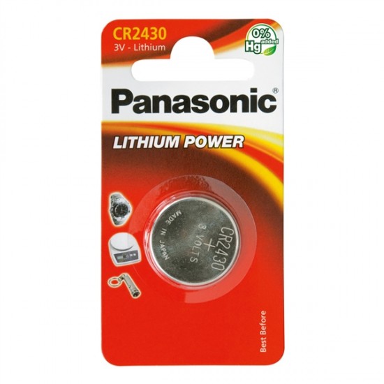 Batéria CR2430 PANASONIC lithiová 1BP Batéria CR2430 PANASONIC lithiová 1BP