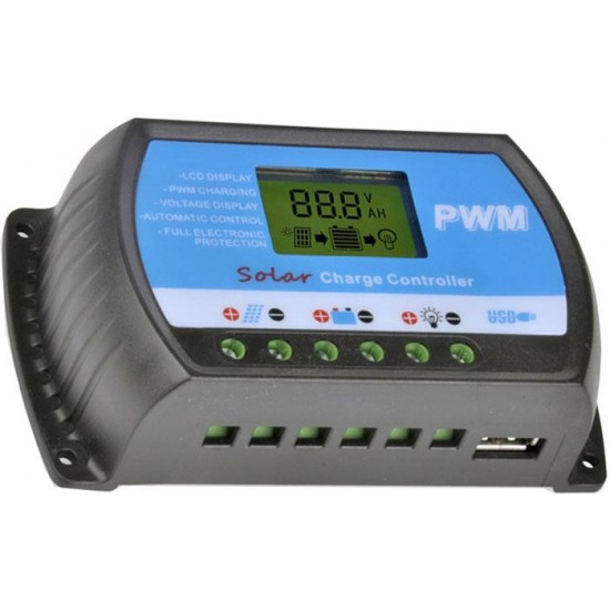 Solárny regulátor PWM RTD1210 12-24V/10A