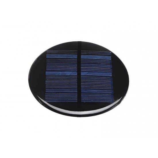 Fotovoltaický solárny panel mini 5V110mA, polykryštalický, priemer 90mm