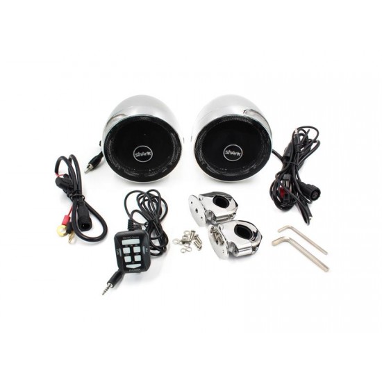 Zvukový systém s reproduktormi Bluetooth STU na motocykel