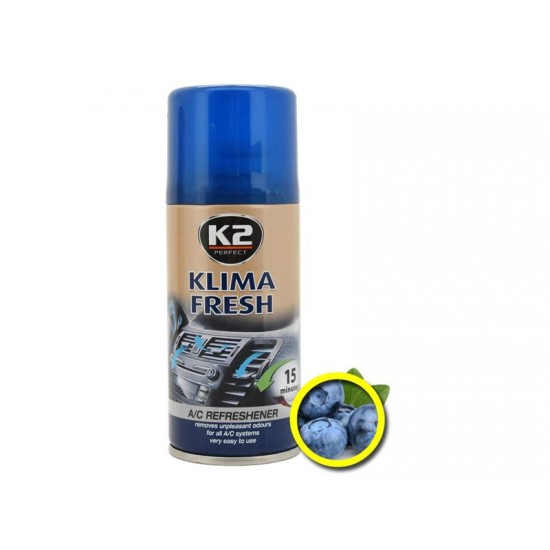 Osviežovač vzduchu K2 KLIMA FRESH Blueberry 150ml