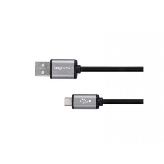 Kábel KRUGER and MATZ KM1235 USB - micro USB kábel 1m