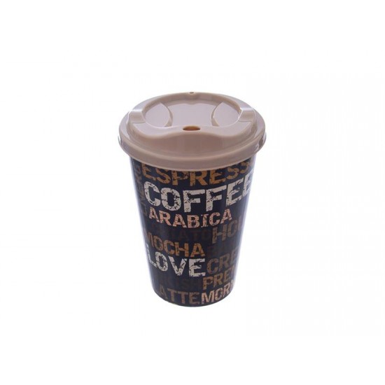 Pohár na kávu ORION COFFEE s viečkom 450ml