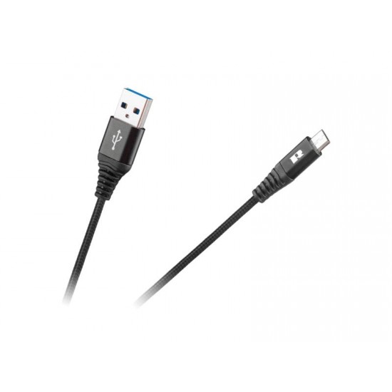 Kábel REBEL USB/Micro USB čierny 1m