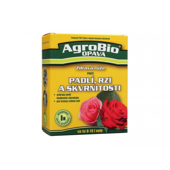 Prípravok proti múčnatke, hrdzi a škvrnitosti AgroBio Zdravá ruža