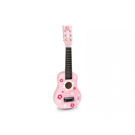 Detská gitara drevená VILAC Pink