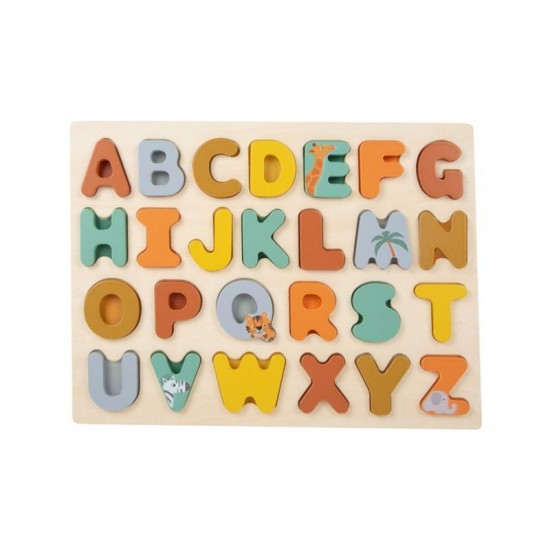 Detské puzzle abeceda SMALL FOOT Safari