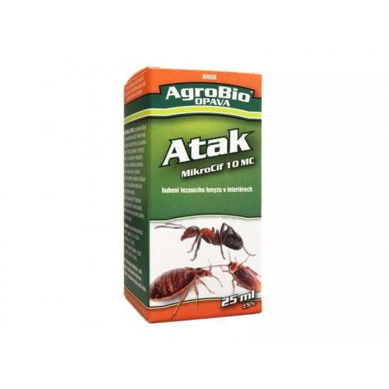 Prípravok proti lezúcemu hmyzu AgroBio Atak DeltaCaps 25ml