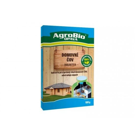 Prípravok k rozkladu organických nečistôt v domových odpadoch AgroBio Inbakter ČOV 3x100g