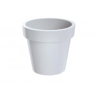 Kvetináč PROSPERPLAST LOFLY biely 13,4cm