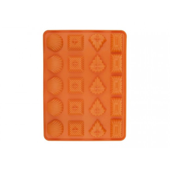 Forma na pečenie ORION Labky mix silikón oranžová