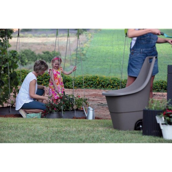 Vozík záhradný KETER Easy Go Breeze 50L hnedý