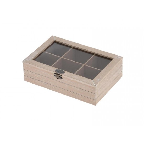 Box na čajové vrecúška ORION drevo