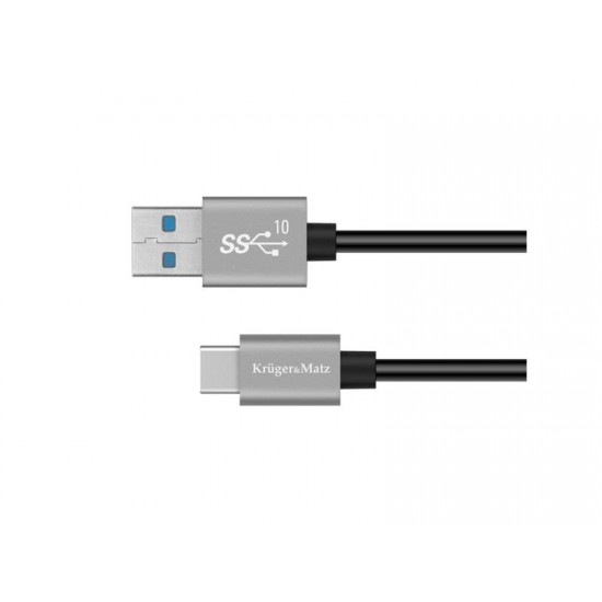 Kábel KRUGER and MATZ KM1263 Basic USB - USB C 1m