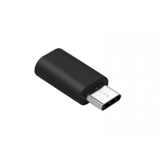 Redukcia Micro USB - USB-C GSM1001B Black