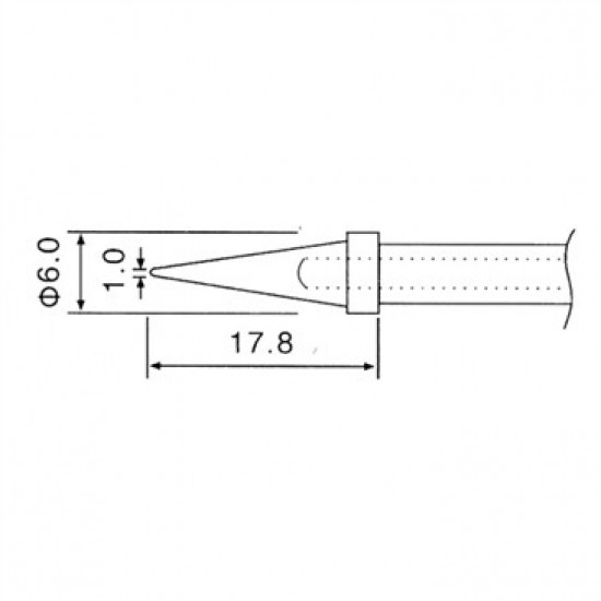 Hrot N4-1/ZD415 priemer 1.0mm (ZD-912, ZD-916, ZD-917)