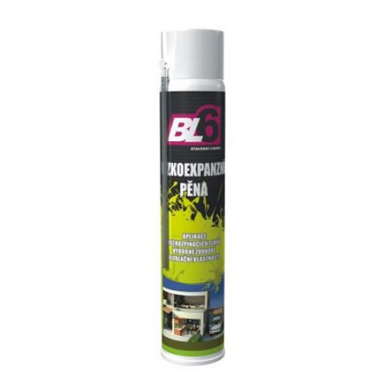 Pena montážna BL6 nízkoexpanzná hobby - spray 750ml