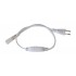 Flexo šnúra PVC pre LED pásiky 3528, 230V, 3m