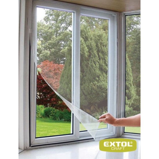 Sieť okenná proti hmyzu 90x150cm biela EXTOL CRAFT