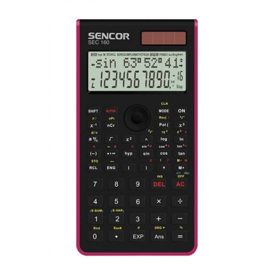 Kalkulačka školská SENCOR SEC 160 RD