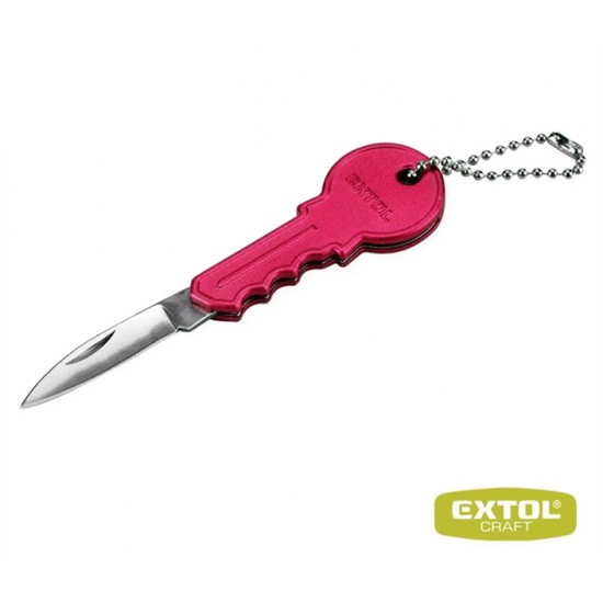 Nôž s rukoväťou v tvare kľúča, 100/60mm, dĺžka otvoreného noža 100mm, EXTOL CRAFT