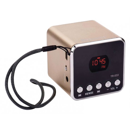 USB Soundbox EMGO TR533G, zlatý
