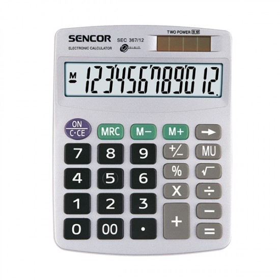 Kalkulátor stolný Sencor SEC 367/12 DUAL