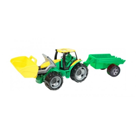 Traktor LENA s lyžicou a prívesom 60 cm