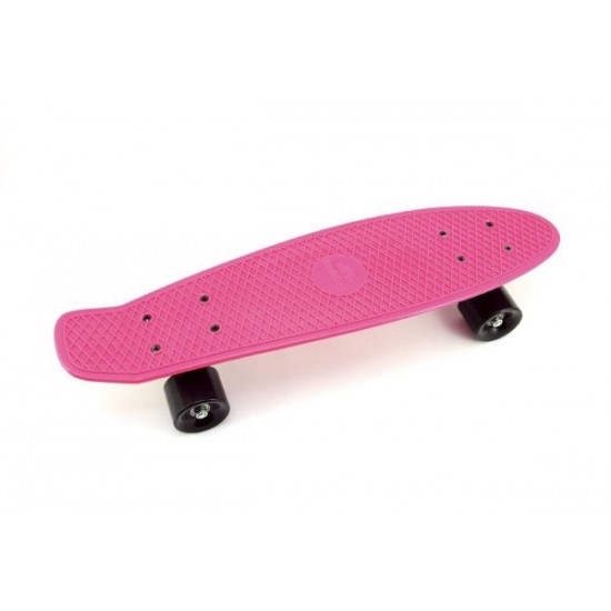 Skateboard detský TEDDIES ružový