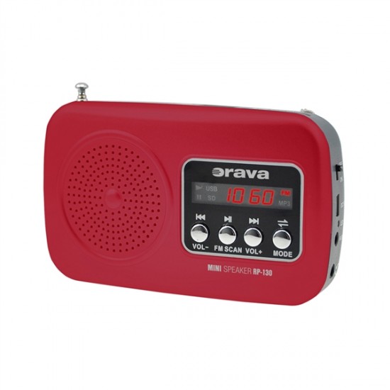 Prenosné rádio ORAVA RP-130 R