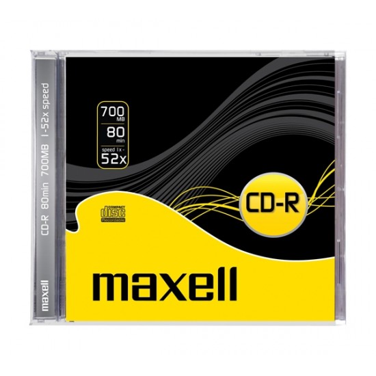 CD-R 700MB MAXELL 52x 1PK JC